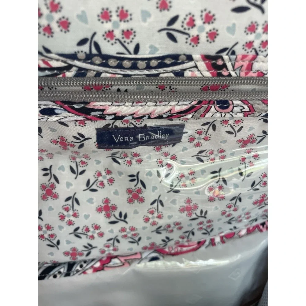 Vera Bradley Gramercy Paisley Travel toiletries hanging organizer cosmetic makeu